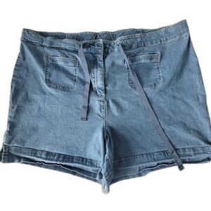 J. jill Denim Blue Women's 6" Shorts Size 12 stretch